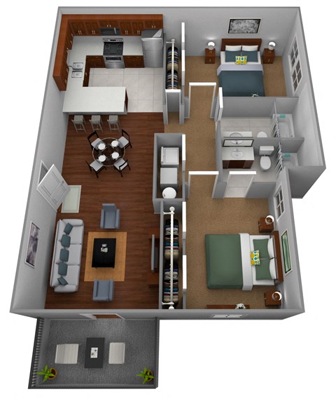 2 Bedroom Apartment Bentonville